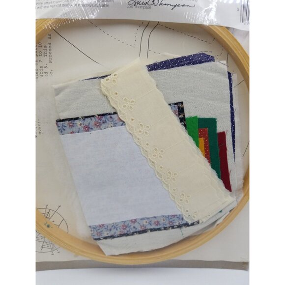 Vintage Christmas Craft Kit 2206 Calic-Os Winter Scene Applique and Hoop SEALED - Picture 4 of 6